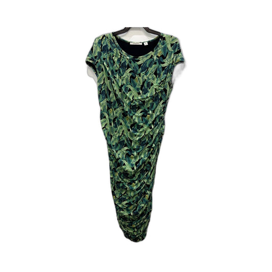 Country Road Womens Tropical Leaf Print Maxi Dress Multi Color Size XL NEW