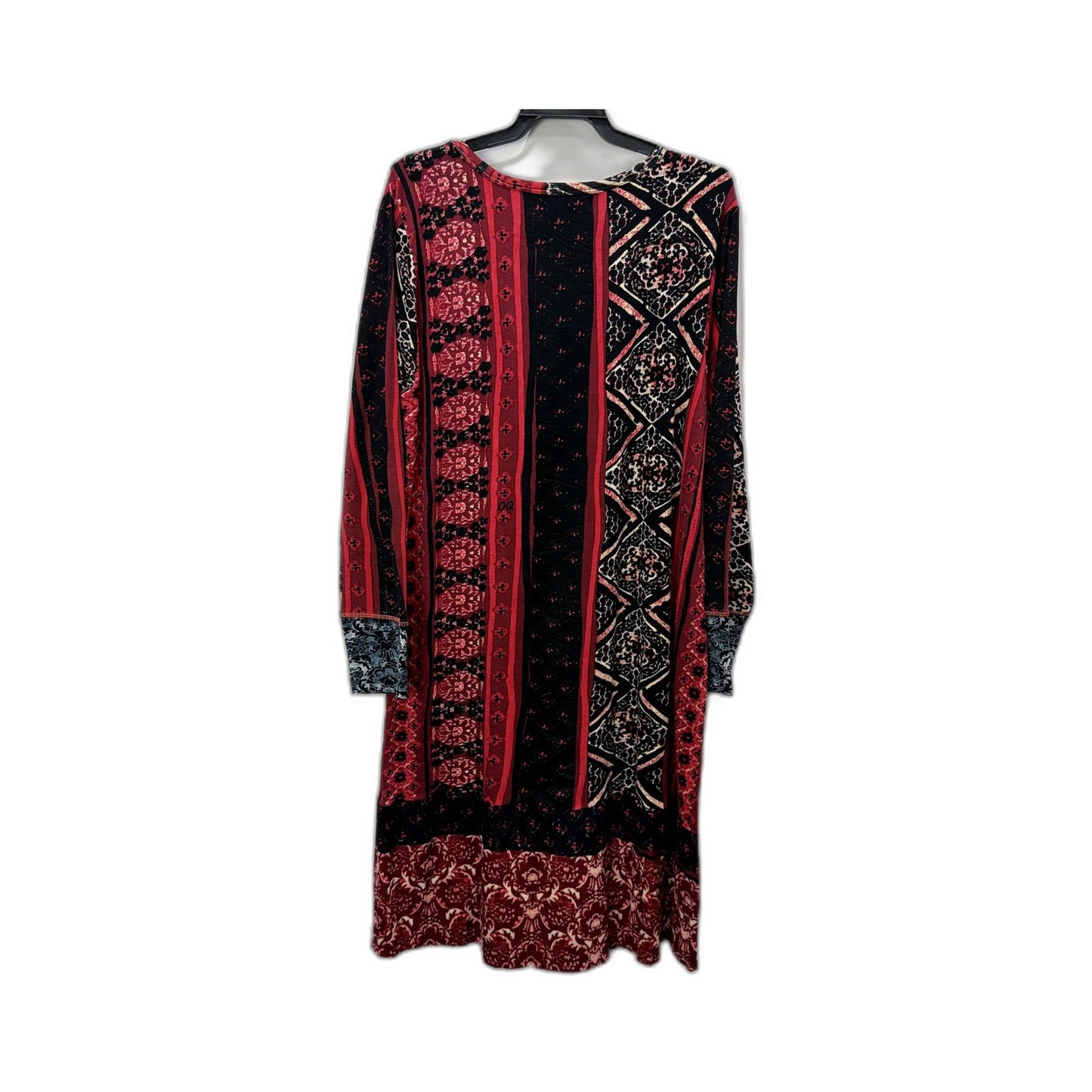 Orientique Womens Floral Tunic Dress Casual Lightweight Multi Color Size 14 NEW