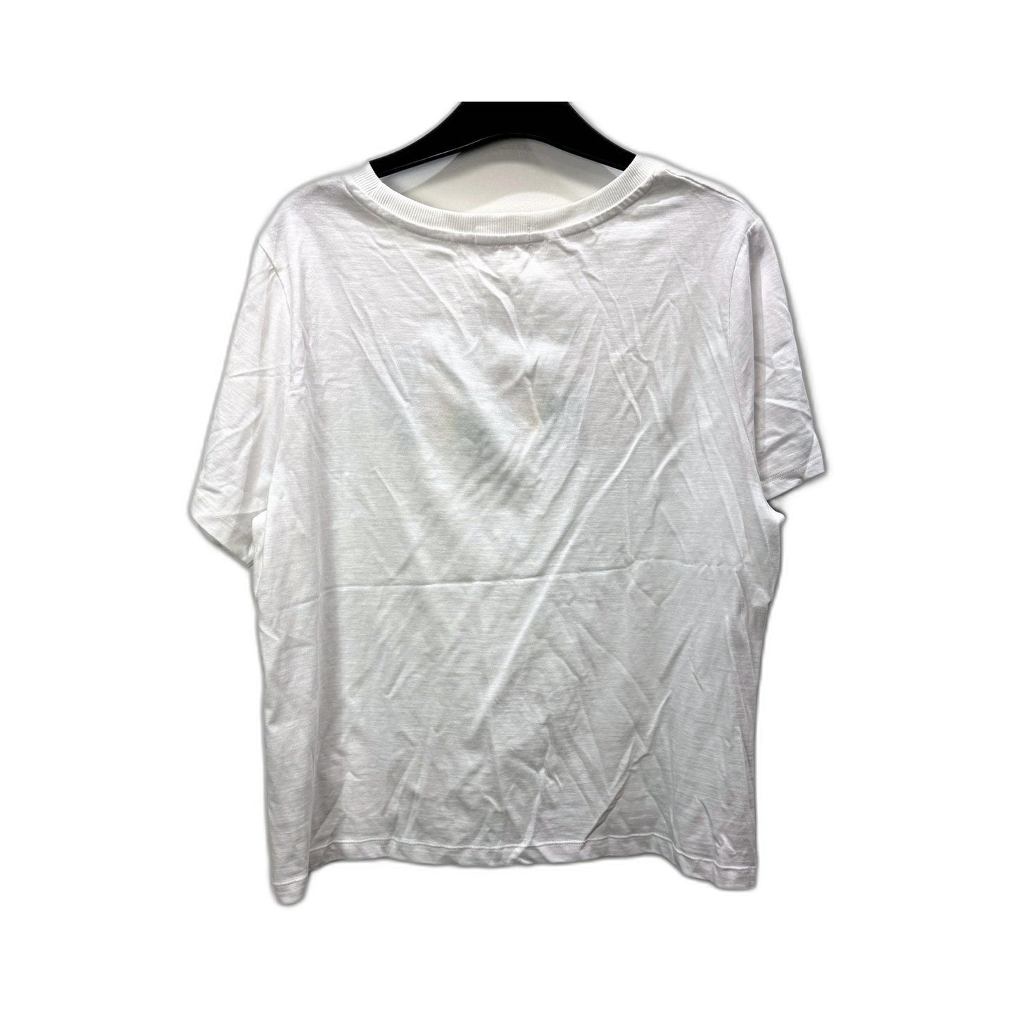 Sportsgirl Womens Graphic Cotton Pullover Sweatshirt in White, Size S NEW