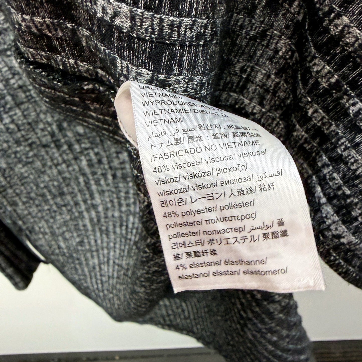 Women's Calvin Klein Grey Ribbed Knit Cardigan, Size M