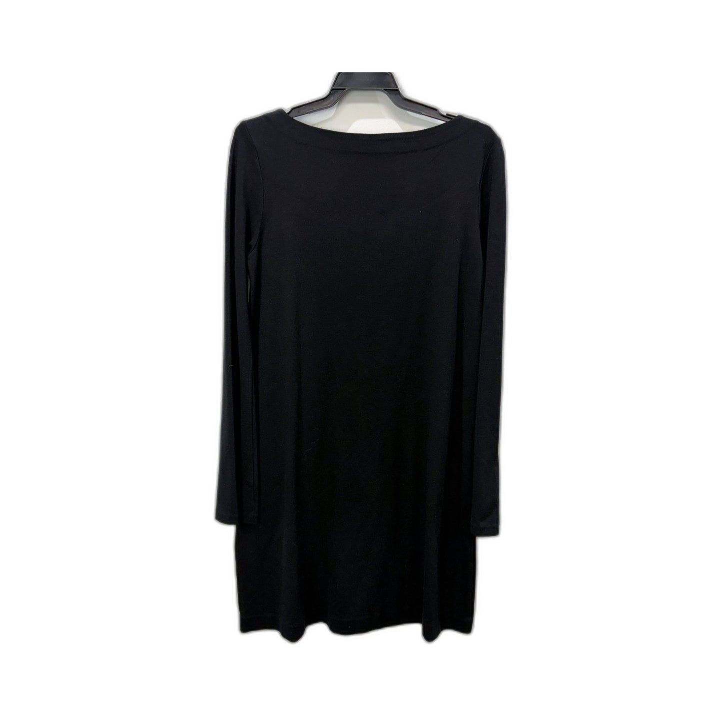 Witchery Womens Pullover Dress Black Casual Long Sleeve Viscose Elastane Size 8