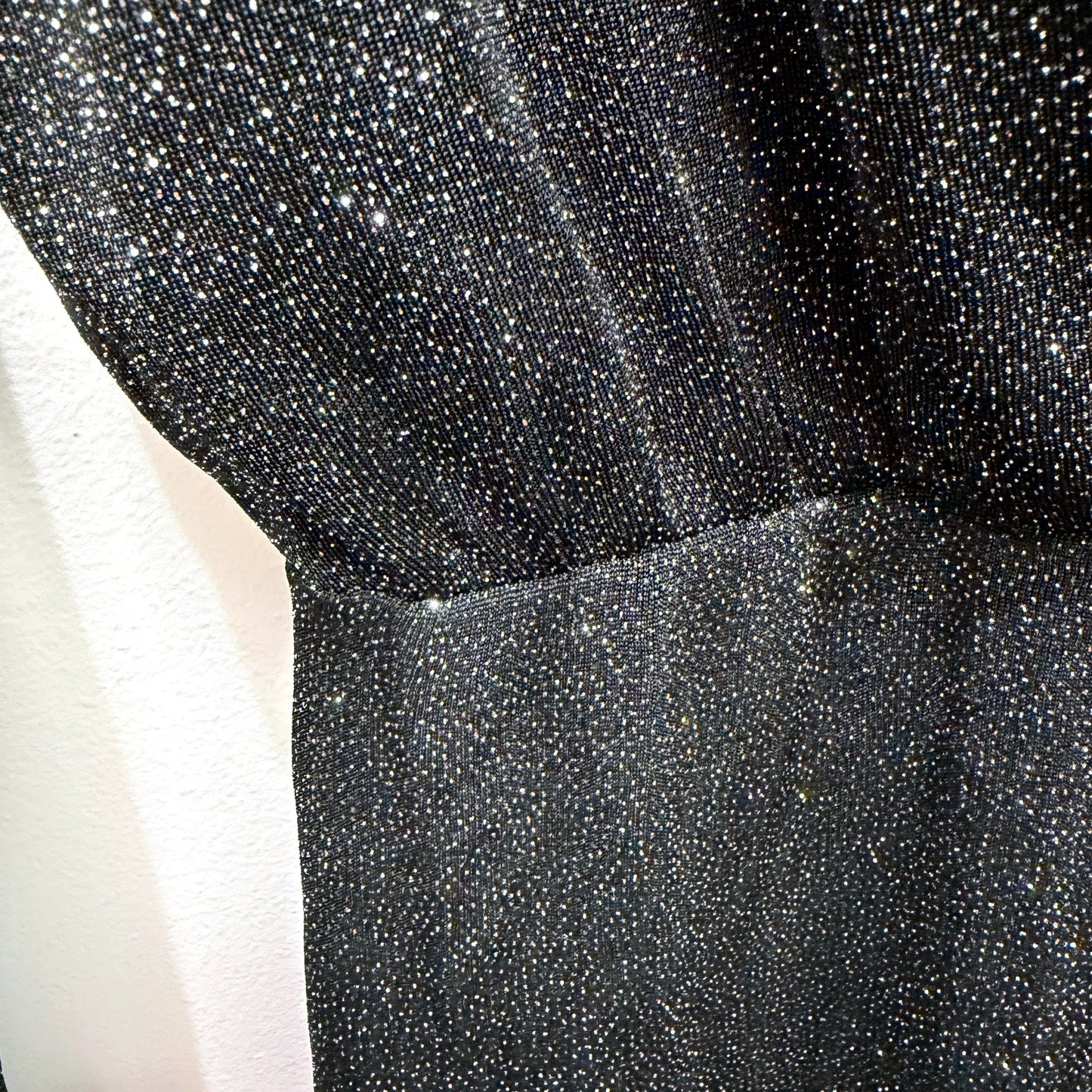 Forever New Womens Sparkly Black Cocktail Dress, Size 8