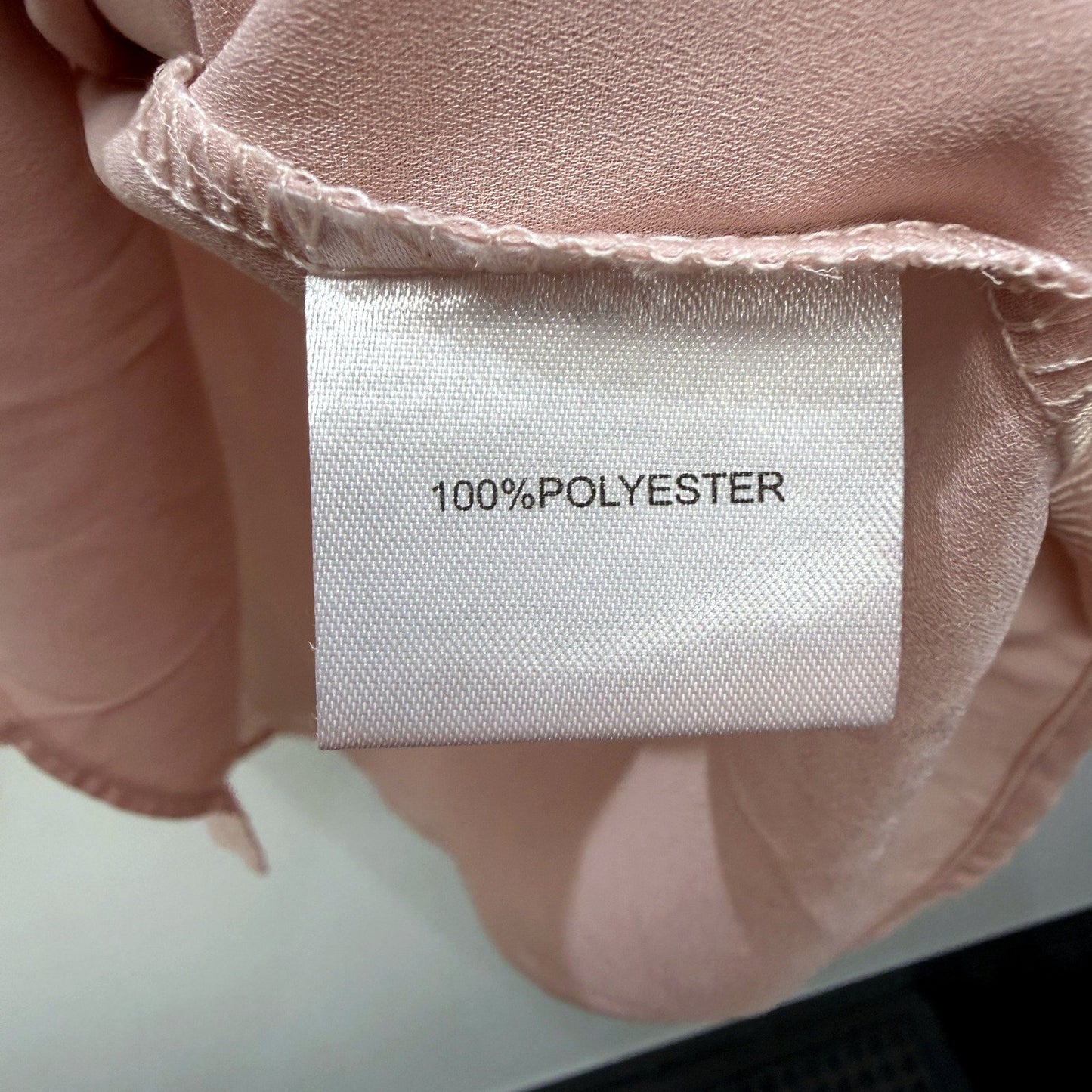 Autograph Womens Pleated Button-Front Blouse in Blush Pink, Size 18 NEW