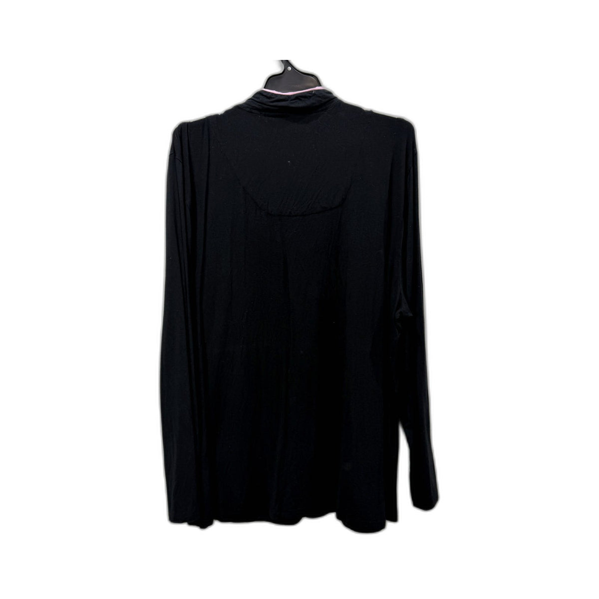 Peter Alexander Womens Long Sleeve Black Pajama Top XL Size