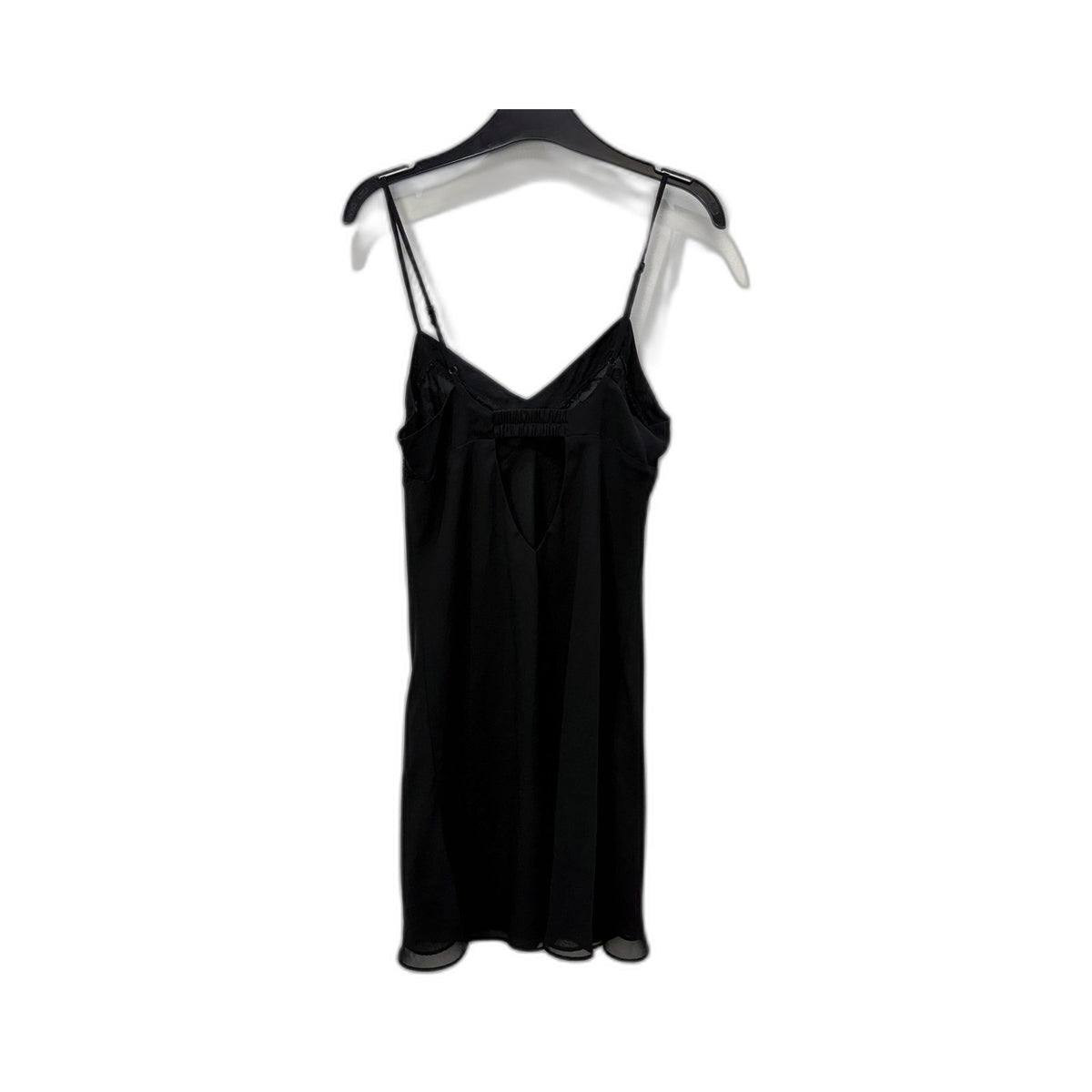 Peter Alexander Womens Spaghetti Strap Lace Trim Pajama Top Black Size S