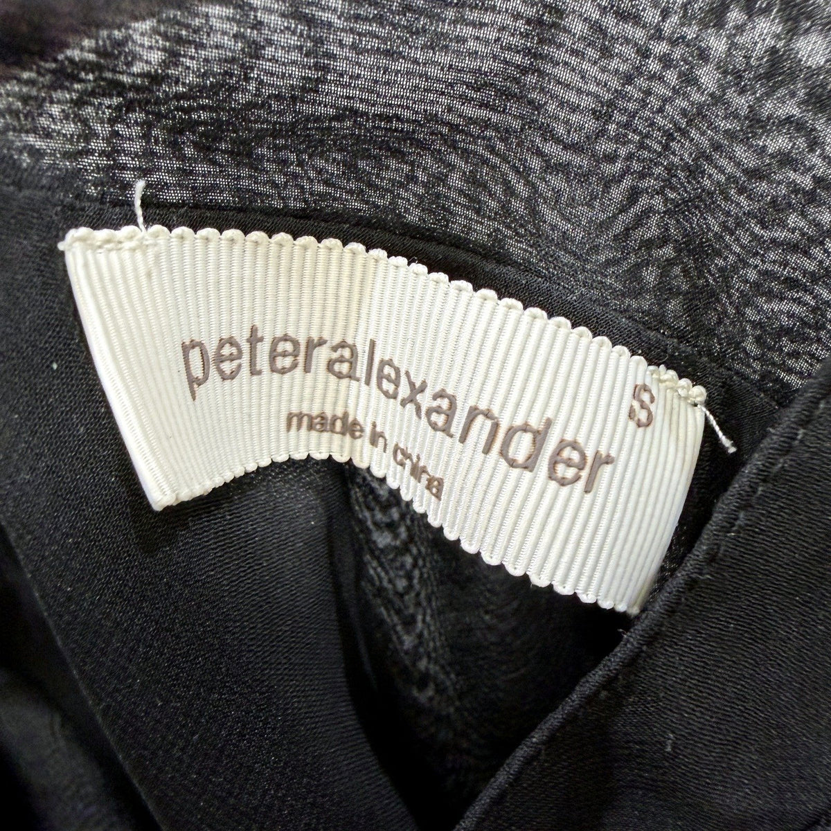 Peter Alexander Womens Spaghetti Strap Lace Trim Pajama Top Black Size S