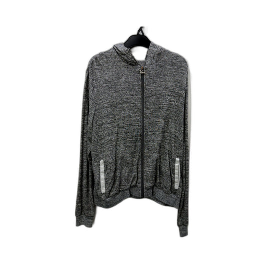 Peter Alexander Womens Zip-Up Hooded Gray Sweatshirt in XL Size