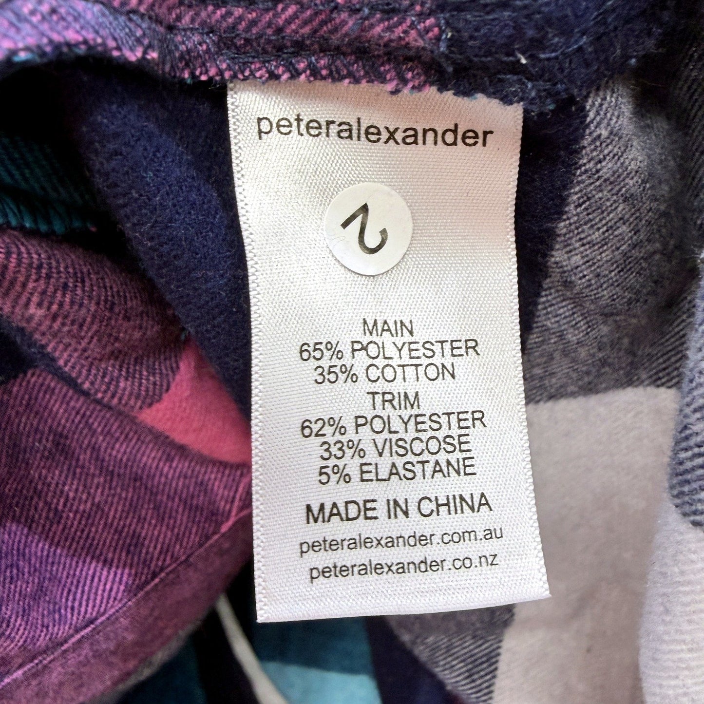 Peter Alexander Girls Multi Color Plaid Nightgown Comfortable Sleepwear NEW