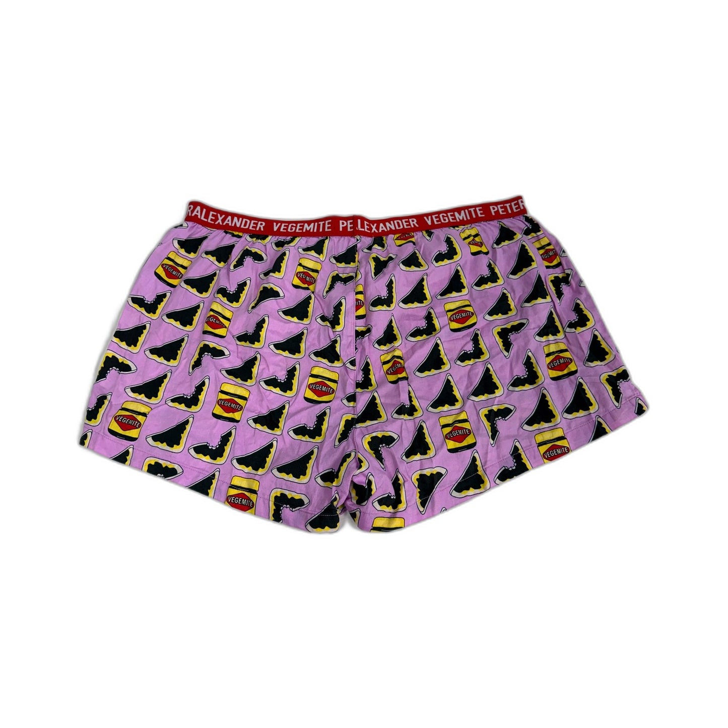Peter Alexander Womens Vegemite Print Cotton Boxer Shorts Multi Color Size 1+