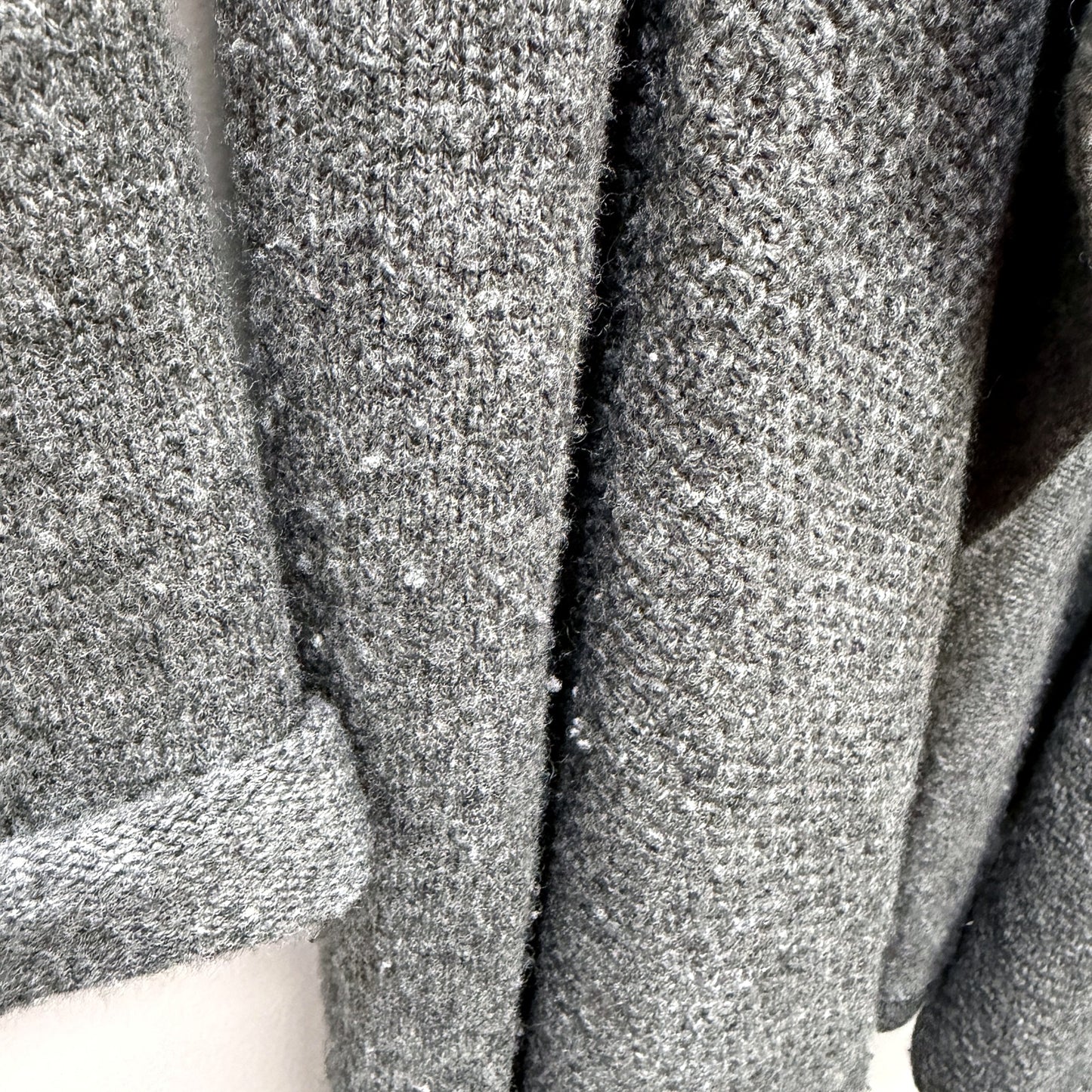 Jane Lamerton Womens Gray Cashmere Wool Cardigan Sweater Size L