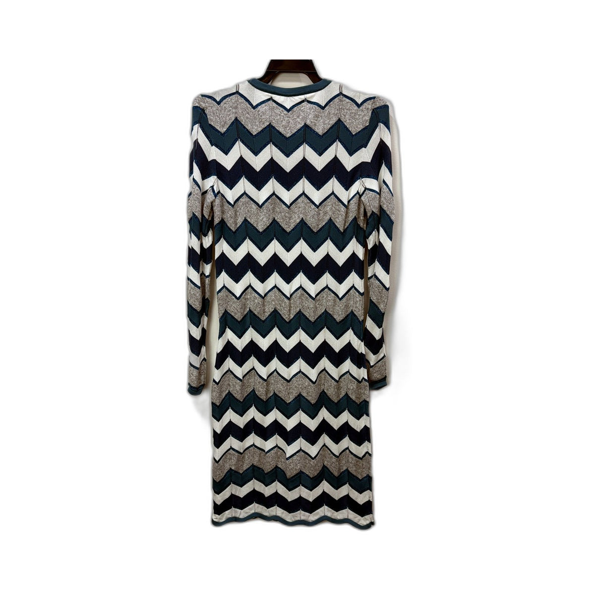 Marcs Womens Chevron Striped Pullover Knit Sweater Dress Multi Color Size M NEW