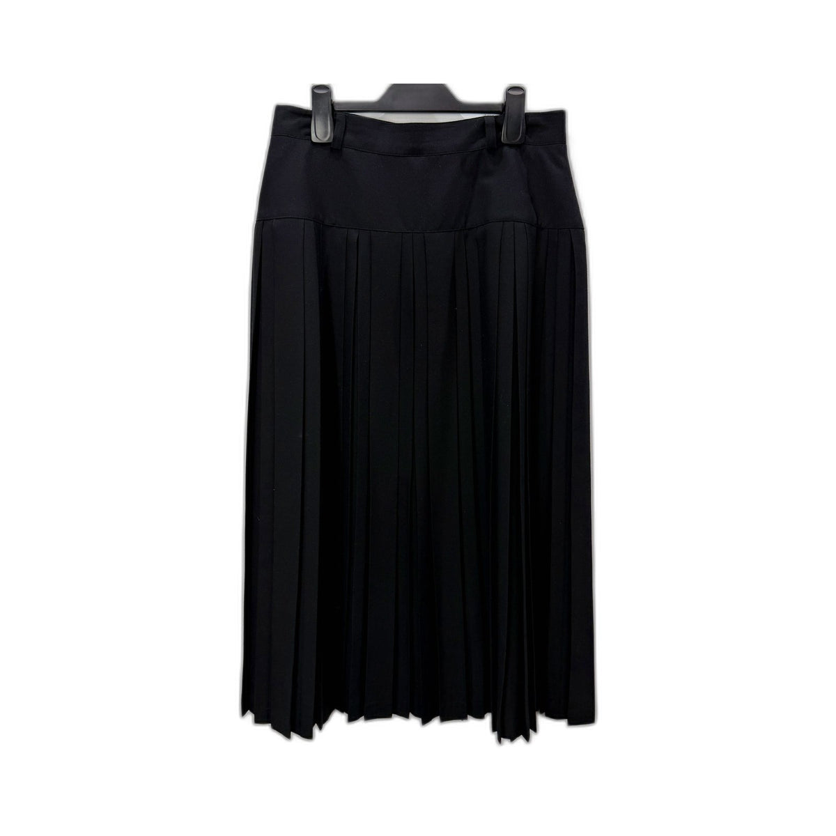 Verdosa Womens Pleated Skirt - Black Lightweight Flowy Midi Size 44
