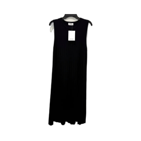 Sussan Womens Pleated Sleeveless Pullover Dress in Black, Size S NEW