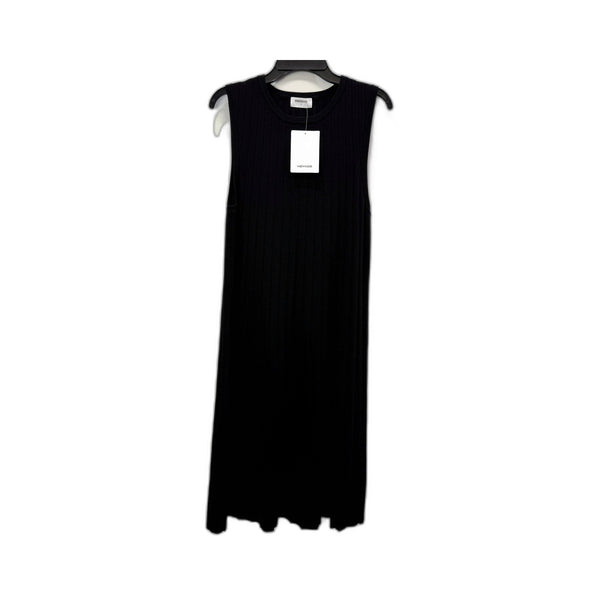 Sussan Womens Pleated Sleeveless Pullover Dress in Black, Size S NEW