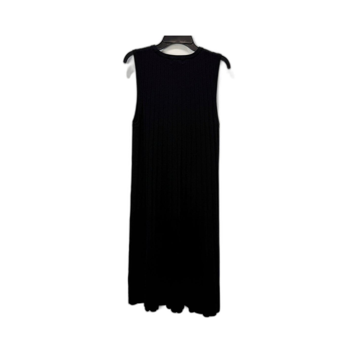 Sussan Womens Pleated Sleeveless Pullover Dress in Black, Size S NEW