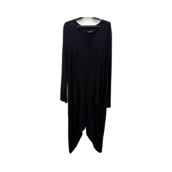 Etal Womens Dress Robe Draped Loose Rayon in Black Size 4