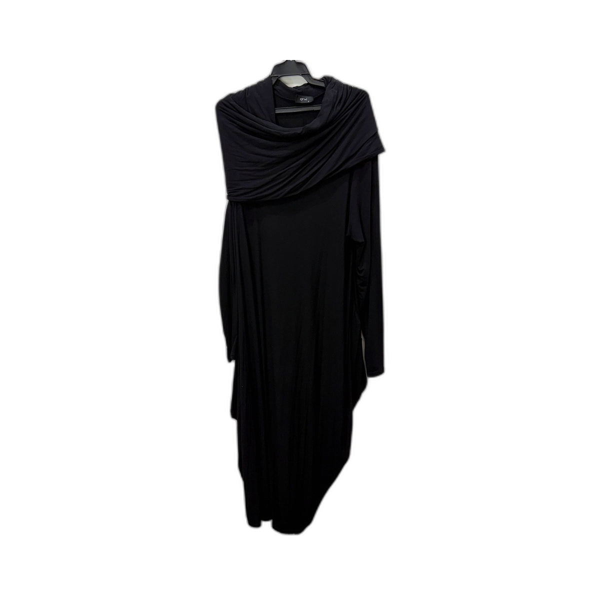 Etal Womens Pullover Maxi Dress with Over Shoulder Collar in Black Size 6