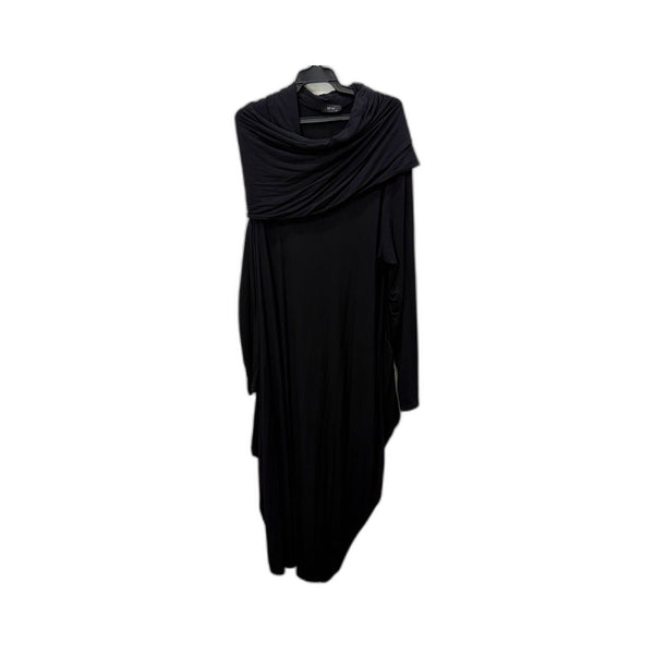 Etal Womens Pullover Maxi Dress with Over Shoulder Collar in Black Size 6