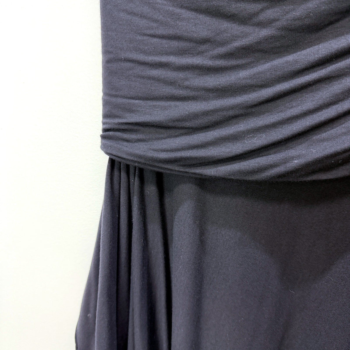 Etal Womens Pullover Maxi Dress with Over Shoulder Collar in Black Size 6