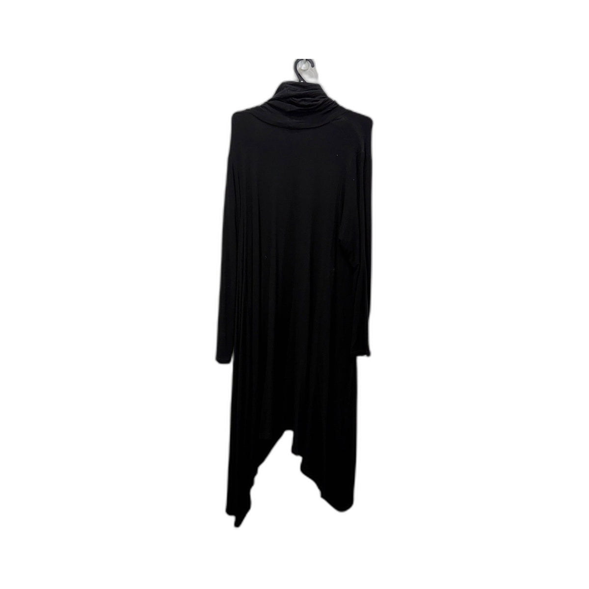 Etal Womens Loose Maxi Dress Robe Black Cowl Neck Rayon Spandex Size 3