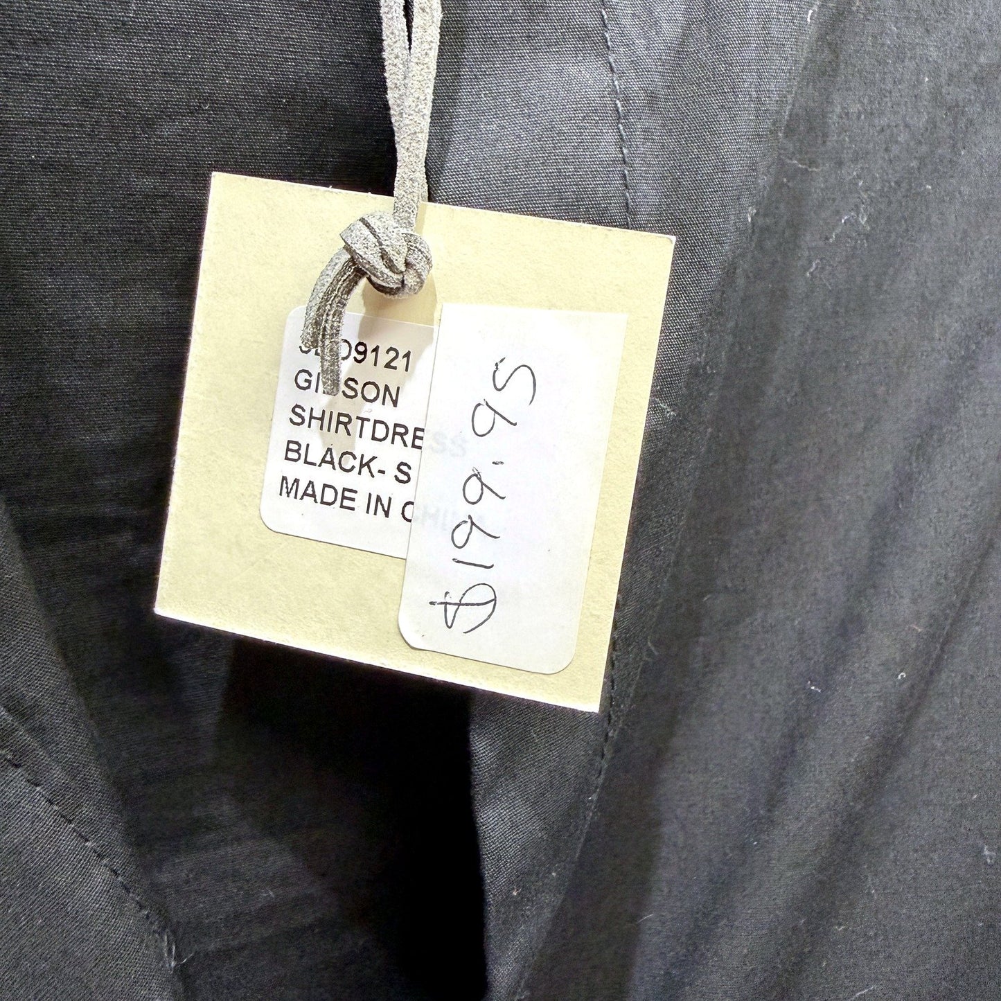 365 Days Womens Gibson Shirtdress Black Casual Lightweight Feminine Size S NEW