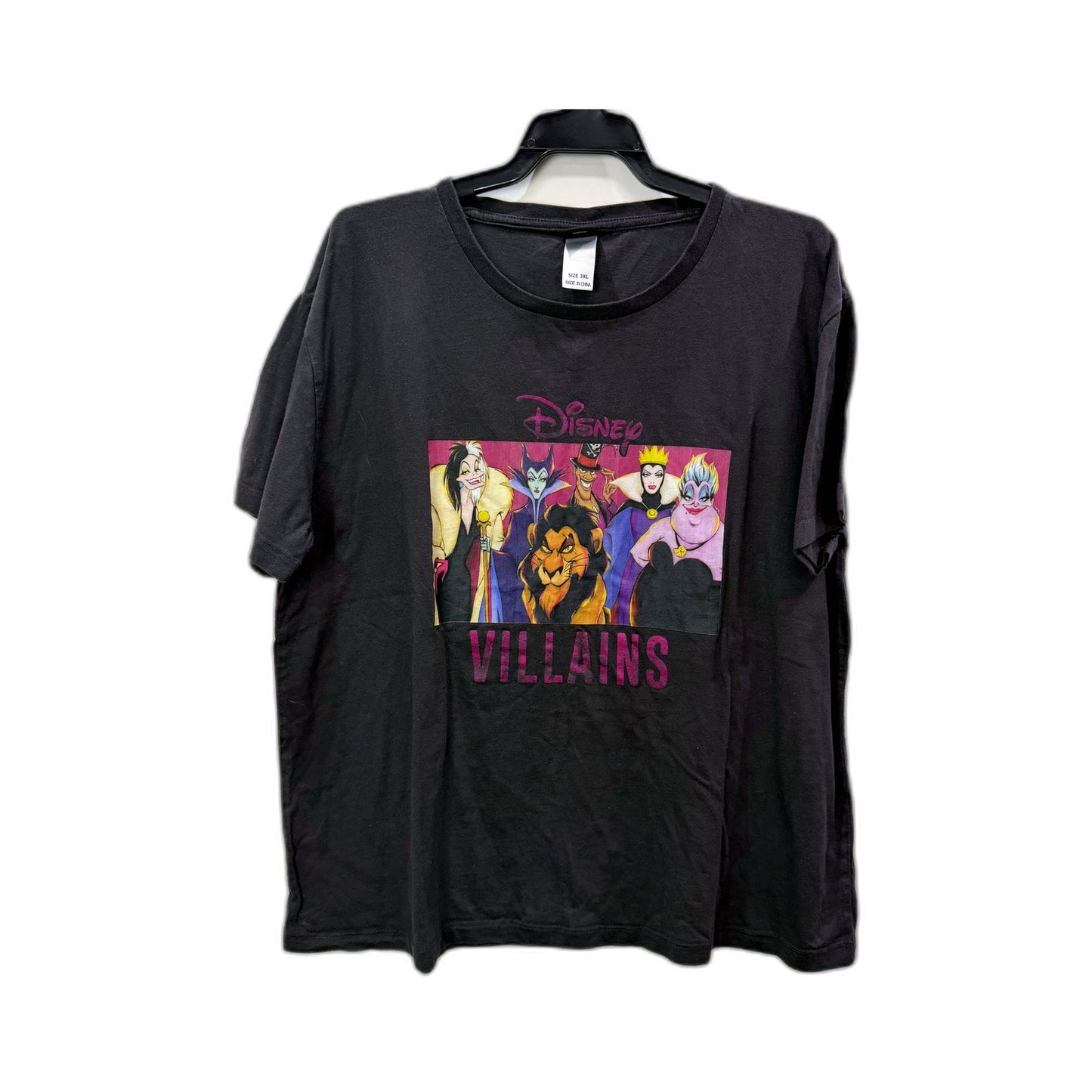 Disney Girls Oversized Graphic T-Shirt in Black for Plus Size 3XL