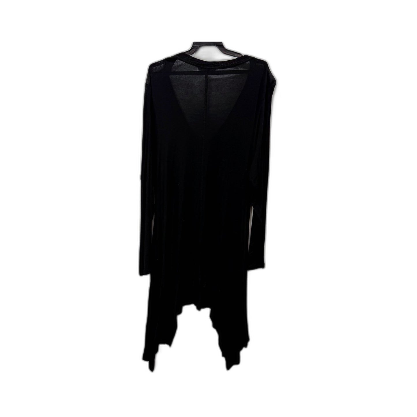 Comma Womens Pullover Dress with Asymmetric Hem and Long Sleeves in Black Size 3