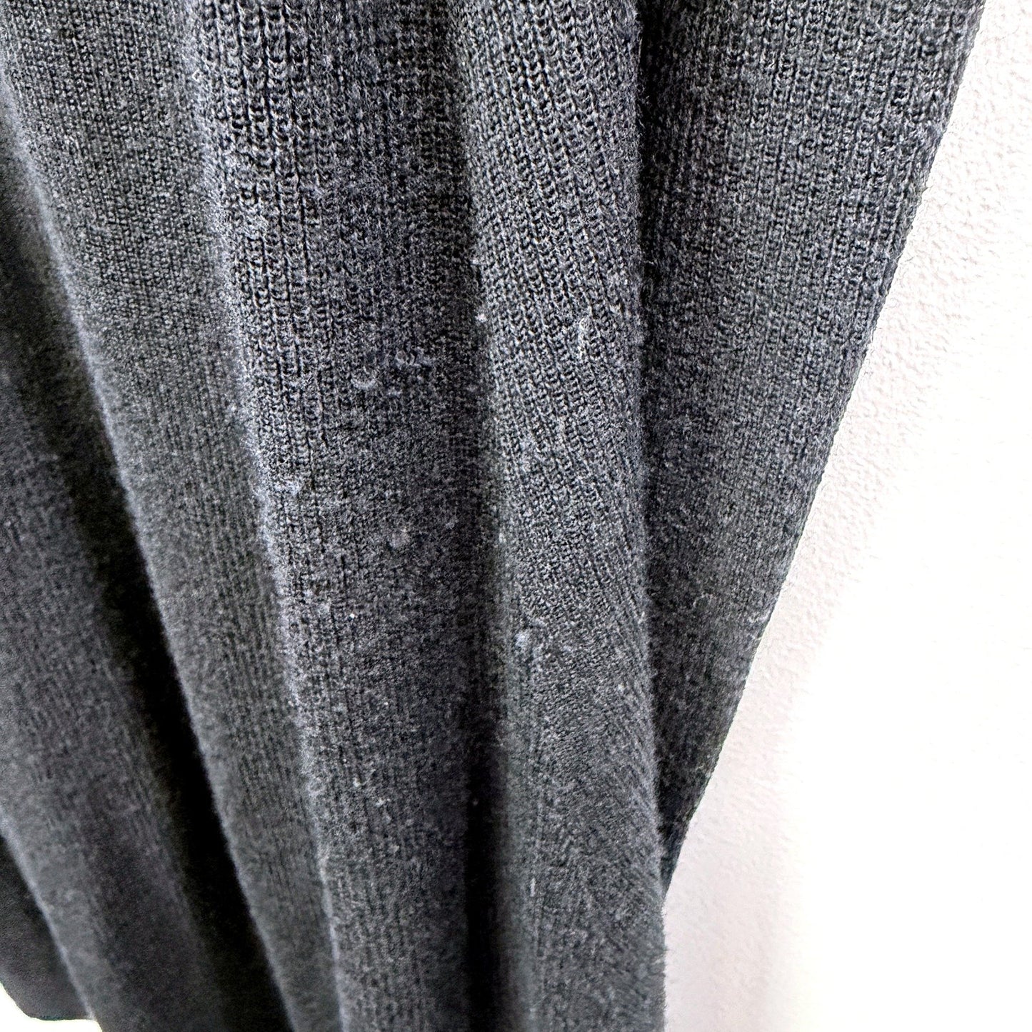 Showroom Womens Merino Wool Turtleneck Pullover Sweater Dress Black Size 2