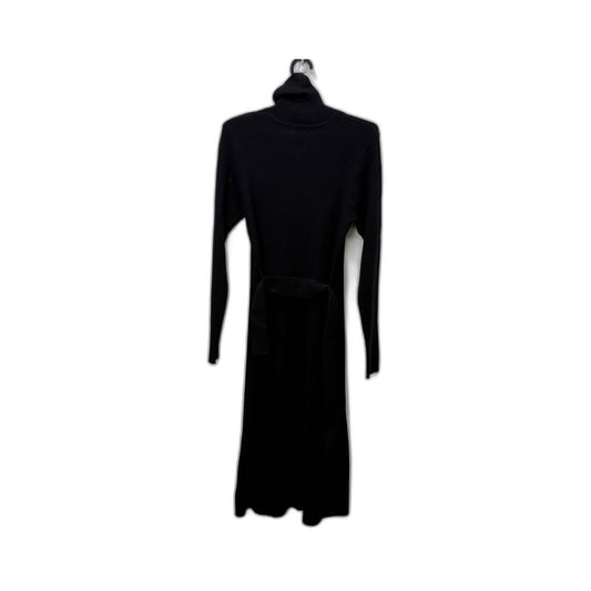 Tussah Womens Pullover Sweater Dress Black Turtleneck Long Sleeve Size 14