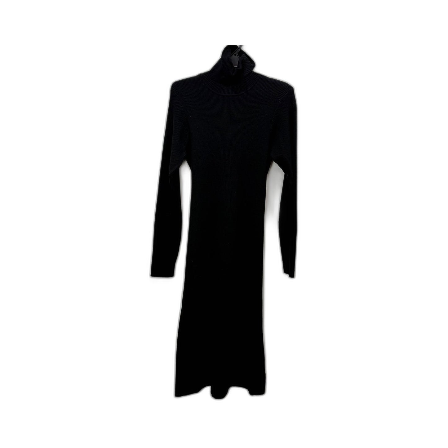 Tussah Womens Pullover Sweater Dress Black Turtleneck Long Sleeve Size 14