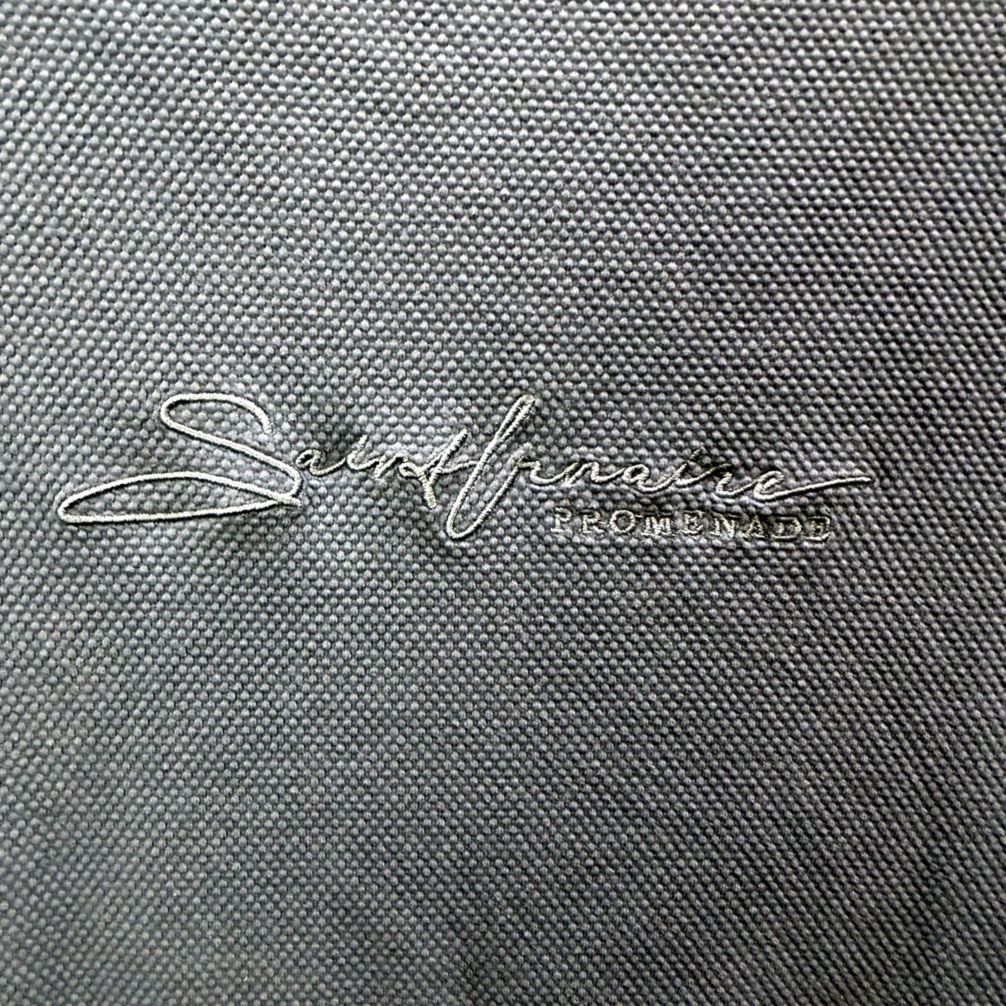 Connor Mens Textured Logo Pullover Sweatshirt in Blue/Gray, Size S