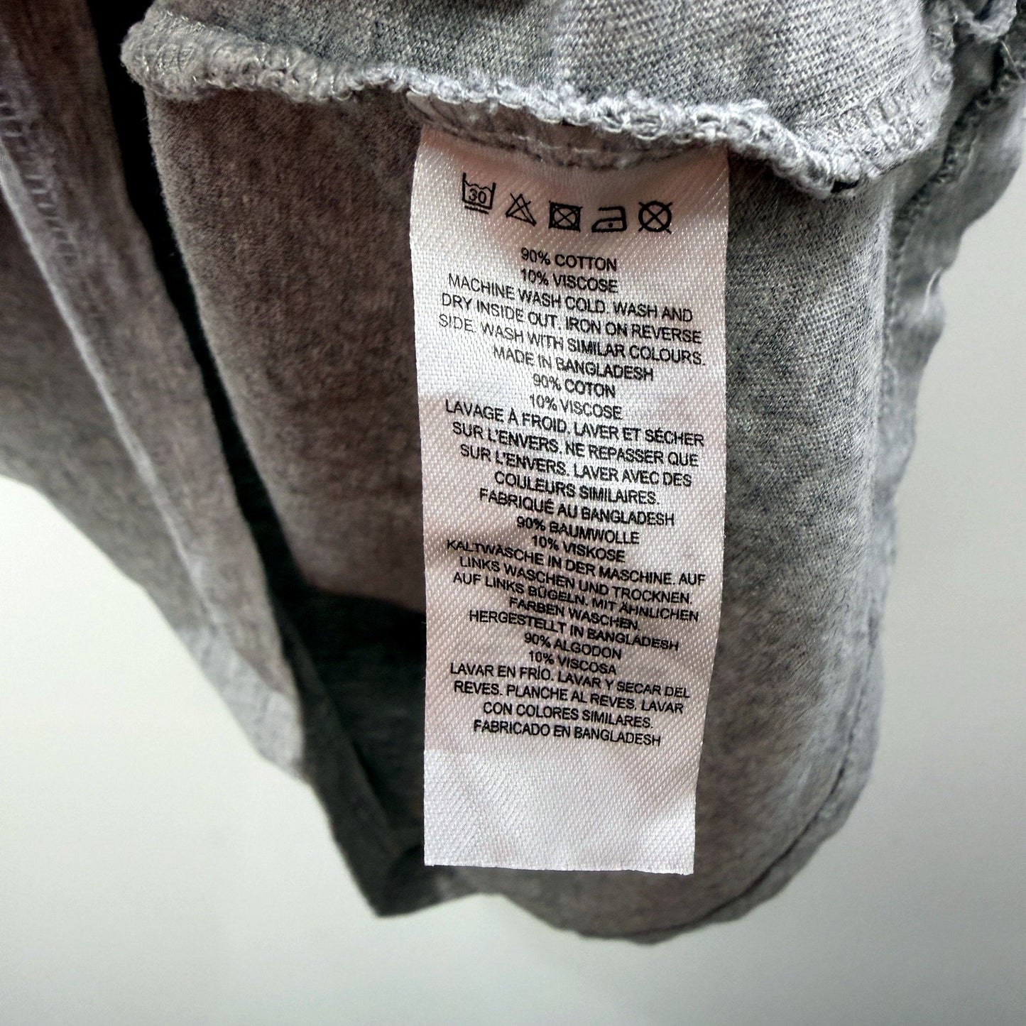 French Connection Mens Gray Pullover Sweatshirt XL - Comfortable Casual Wear