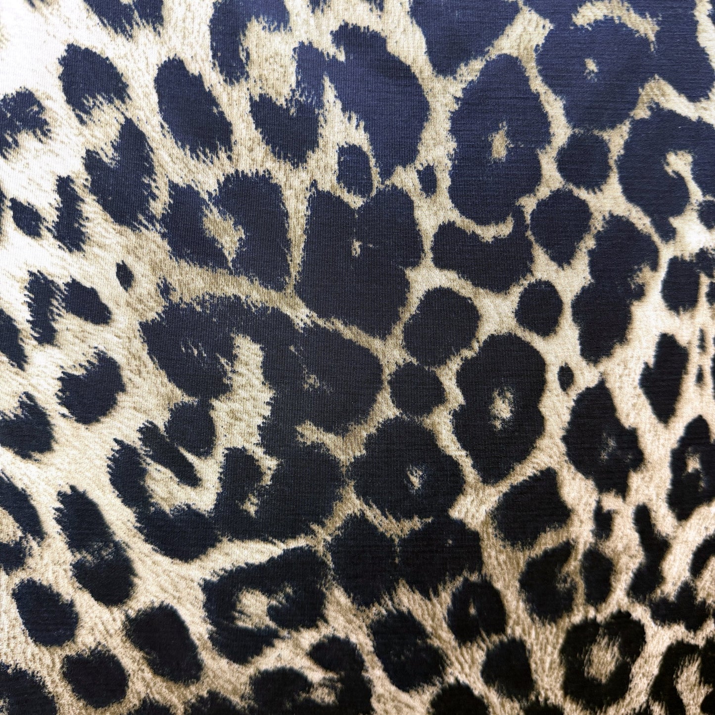Feathers Womens Three Quarter Leopard Shirt Cotton Blend Multi Color Size XXL