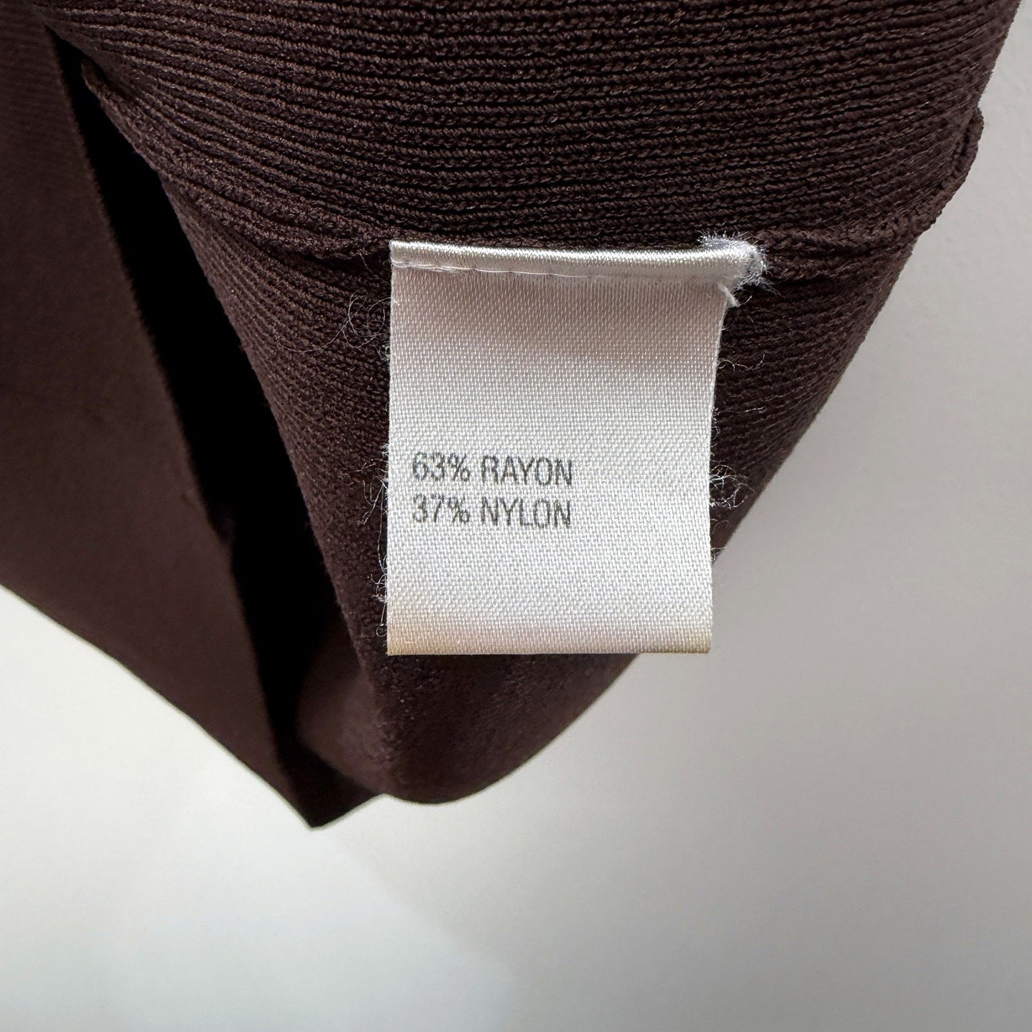 Marco Polo Womens Pullover Ribbed Shirt Comfortable Relaxed Fit Brown Size NEW