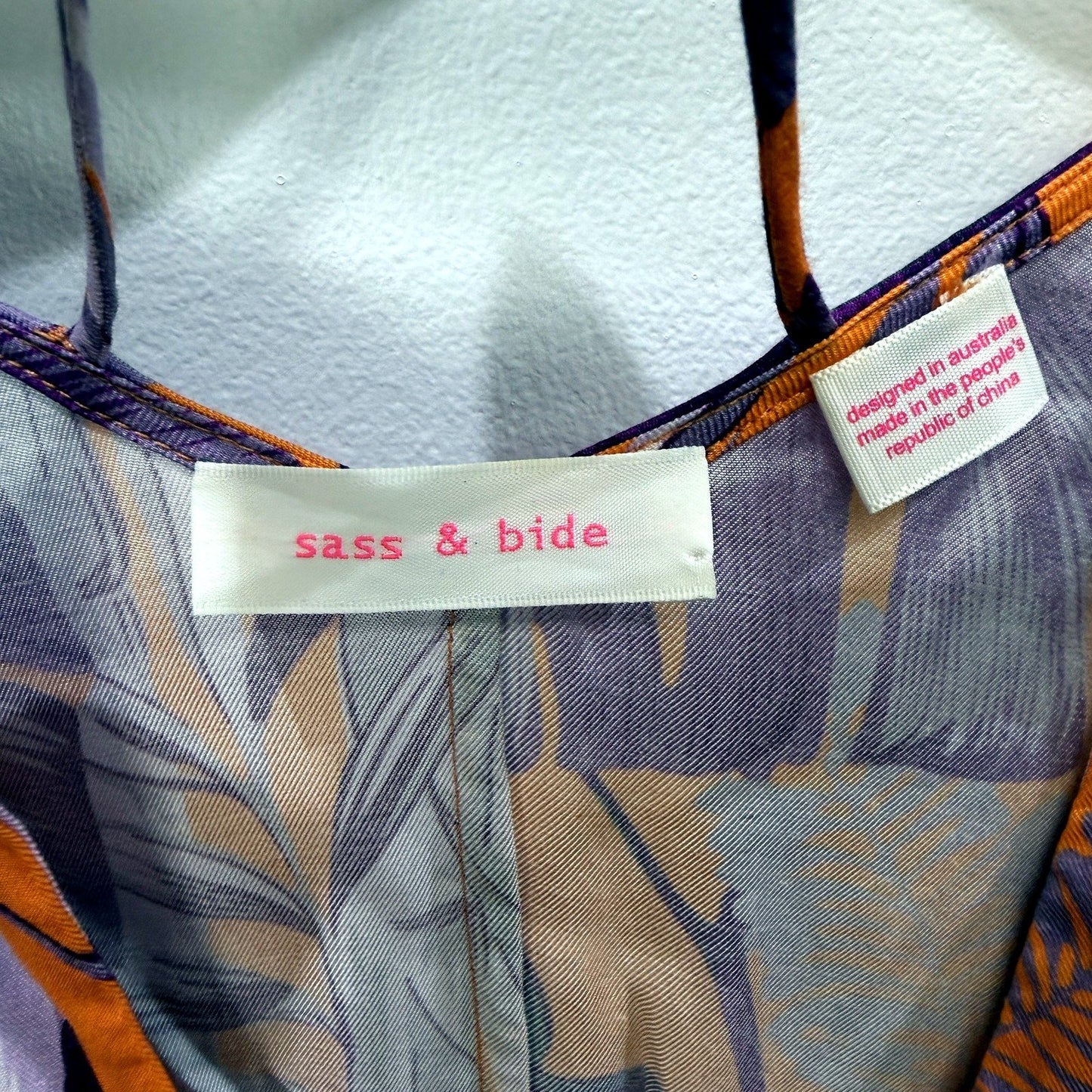Sass & Bide Womens Monsteria Moment Floral Kimono Wrap Midi Dress Sz 16 NEW