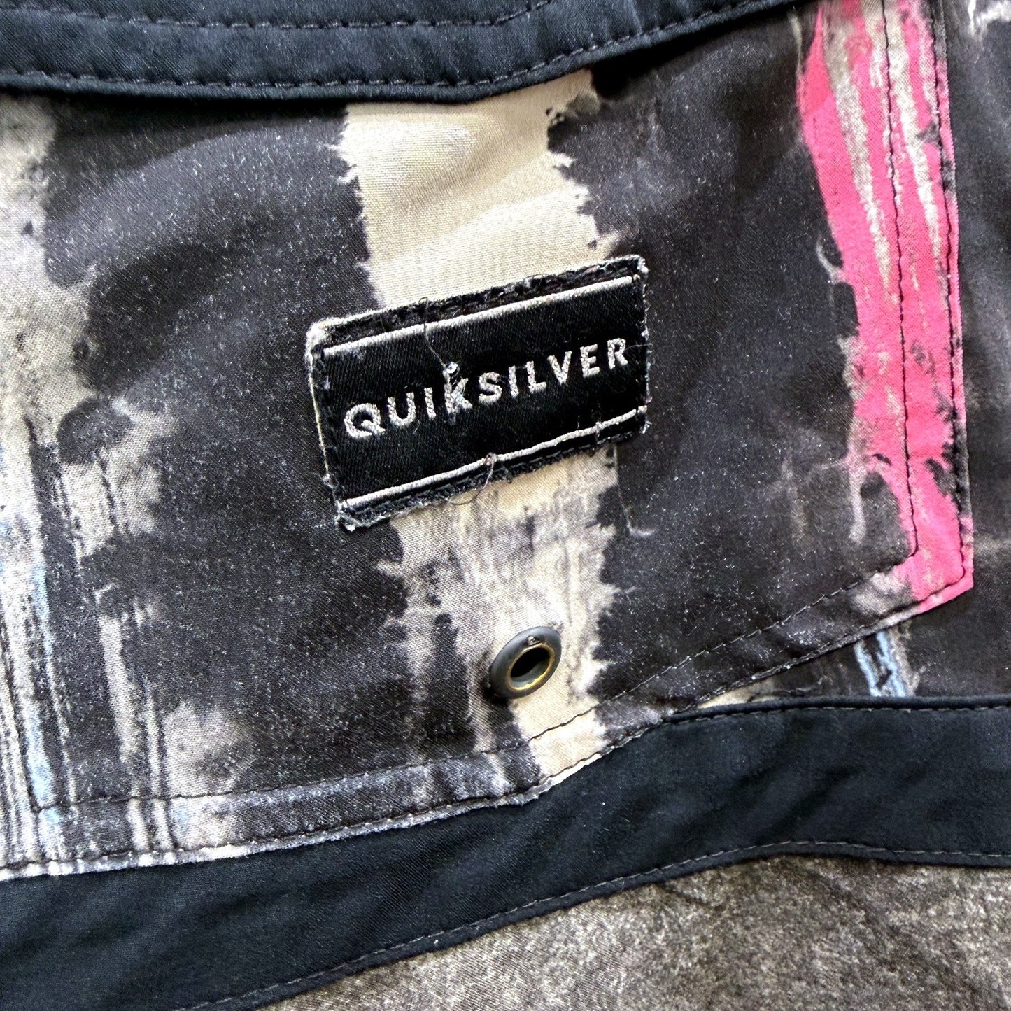 Quiksilver Mens Colorful Tie Dye Print Board Swim Shorts Multi Color Size 30