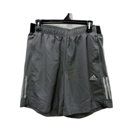 adidas Mens Athletic Shorts Gray Lightweight Breathable Workout Size M