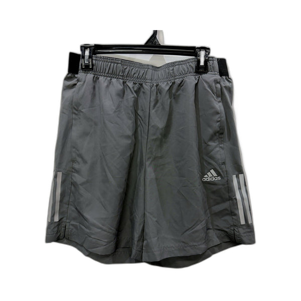 adidas Mens Athletic Shorts Gray Lightweight Breathable Workout Size M