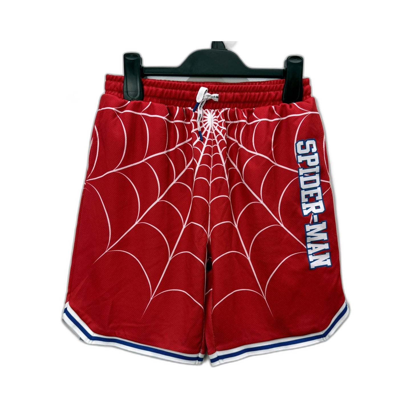 Marvel Boys Spiderman Graphic Athletic Shorts in Red for Ages 9-10
