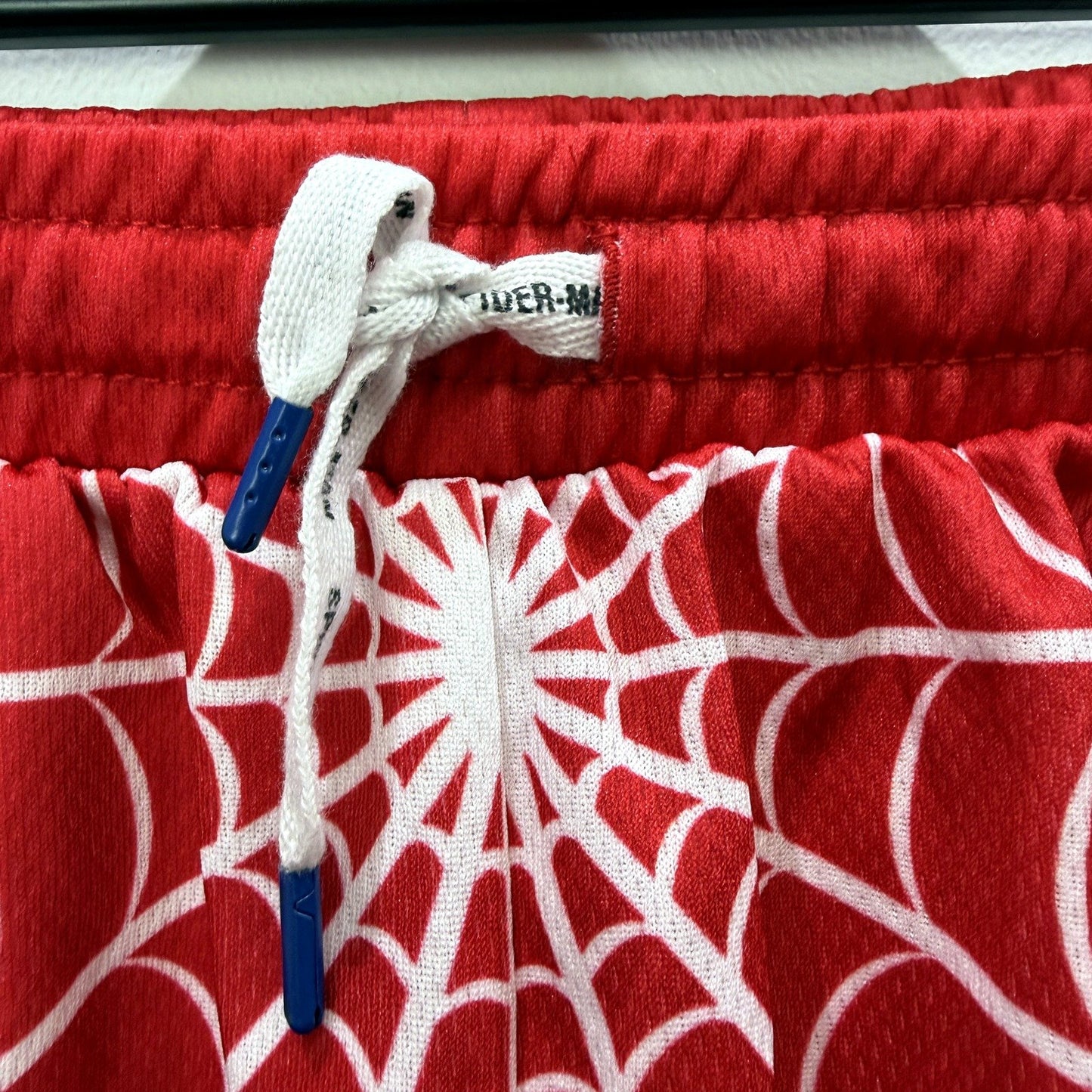 Marvel Boys Spiderman Graphic Athletic Shorts in Red for Ages 9-10