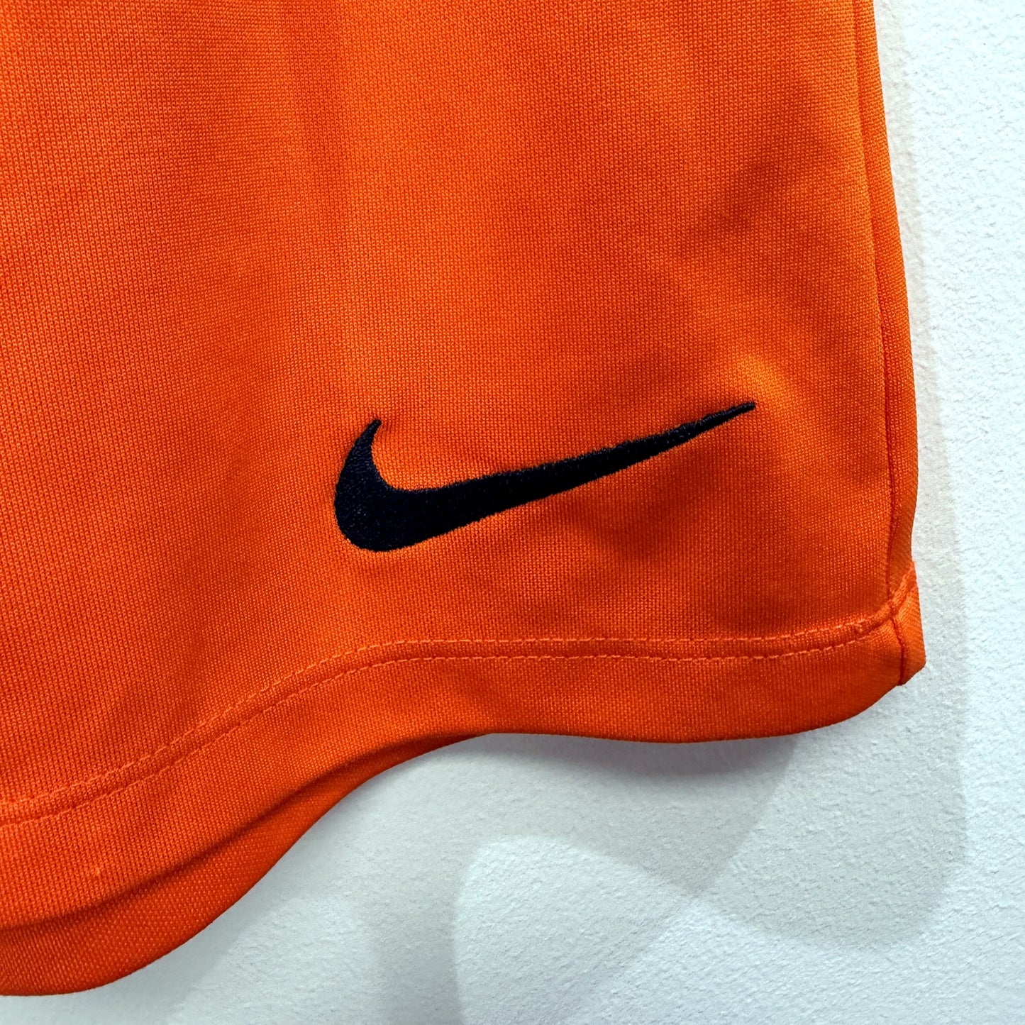 Nike Boys Orange Sports Shorts | Pullover Athletic Activewear Size L