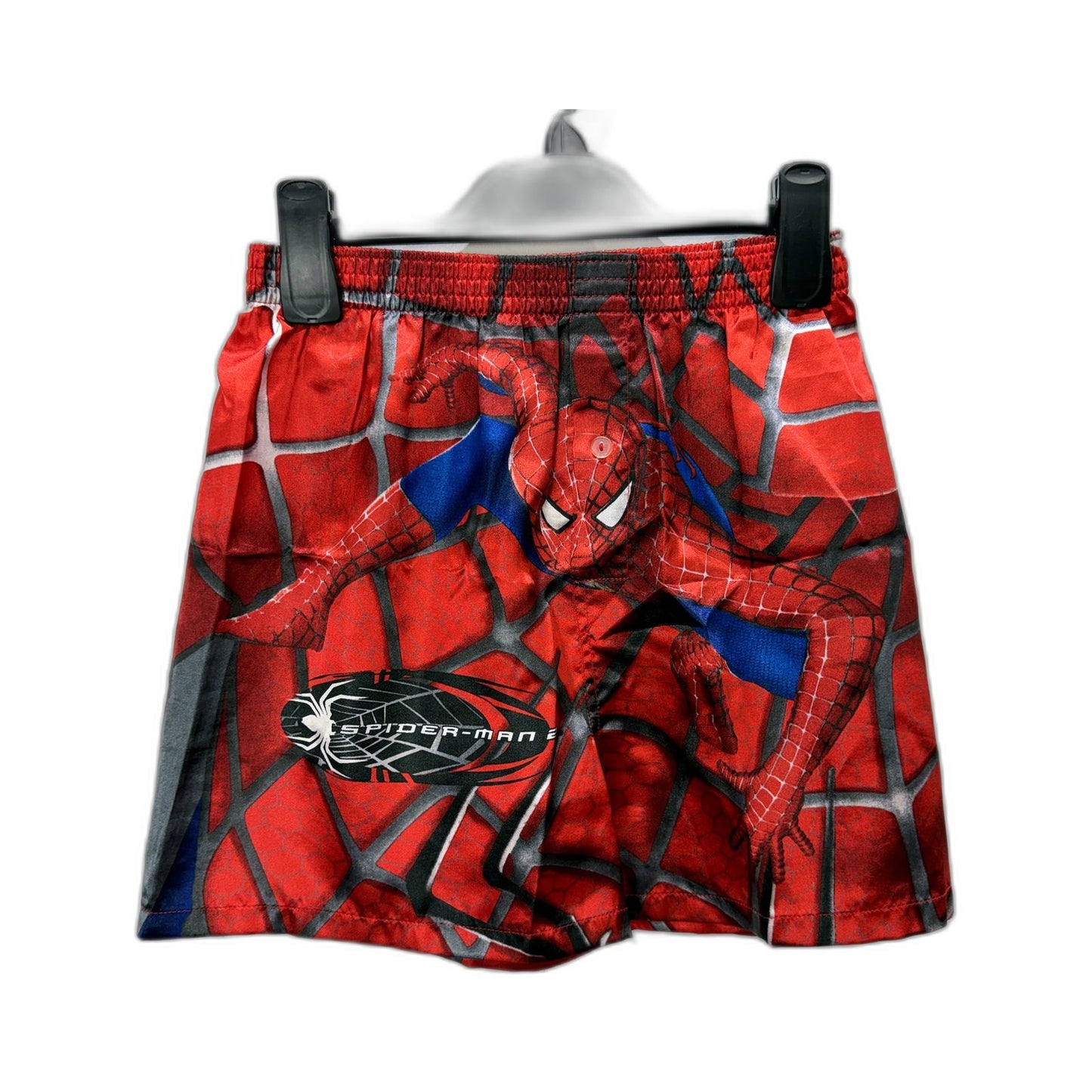 Spider-Man Boys Superhero Pajama Bottoms Red Black Comfortable Size 10-12
