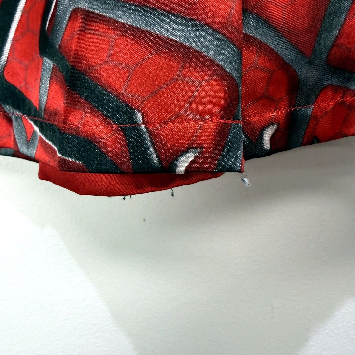 Spider-Man Boys Superhero Pajama Bottoms Red Black Comfortable Size 10-12
