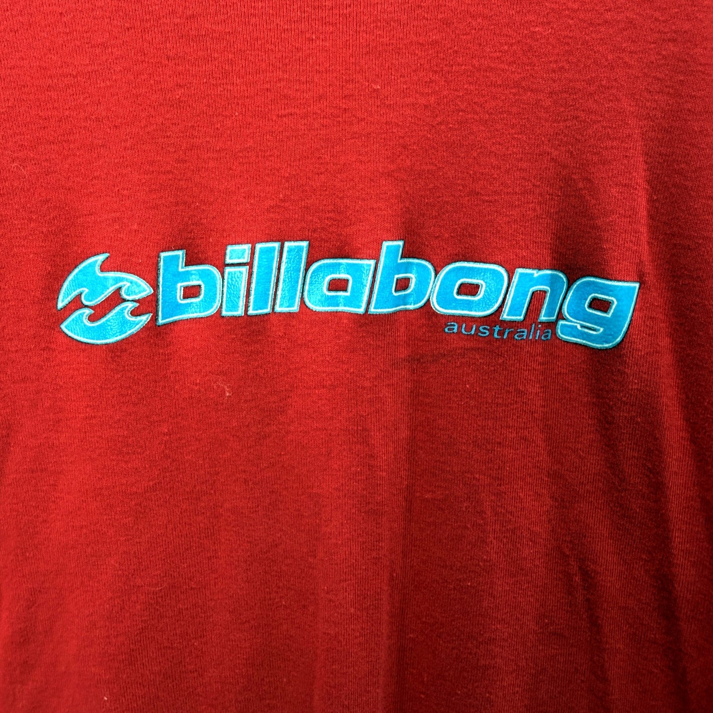 Billabong Boys Cotton T-Shirt in Red for Size 8