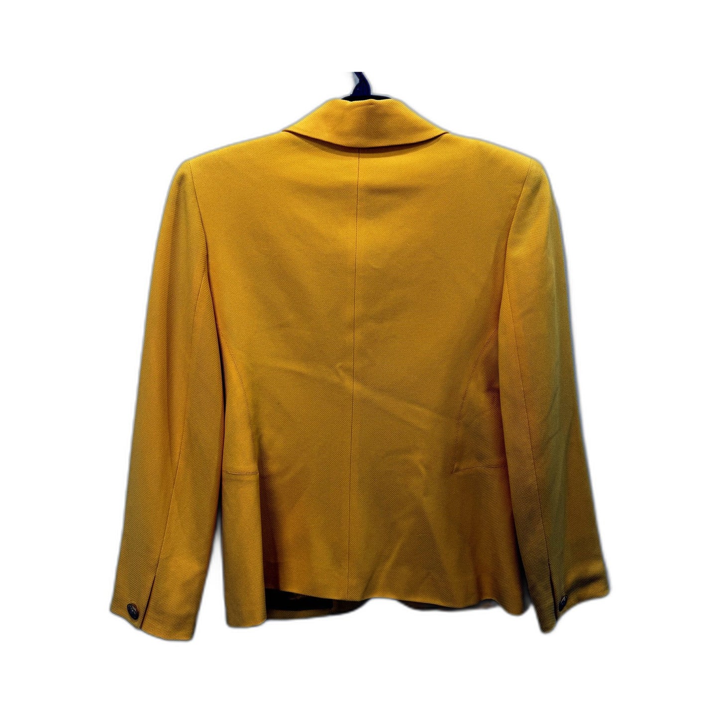 Perri Blazer/Jacket Womens Cutten Yellow Blazer Jacket for Formal Office Wear