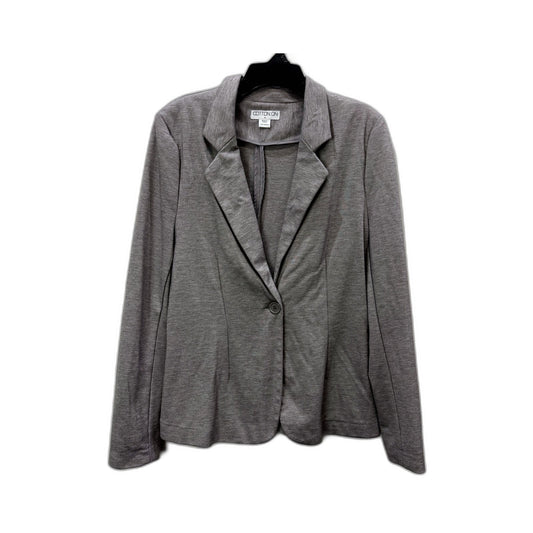 Cotton On Womens Gray Buttoned Jacket with Shawl Collar by , Size M