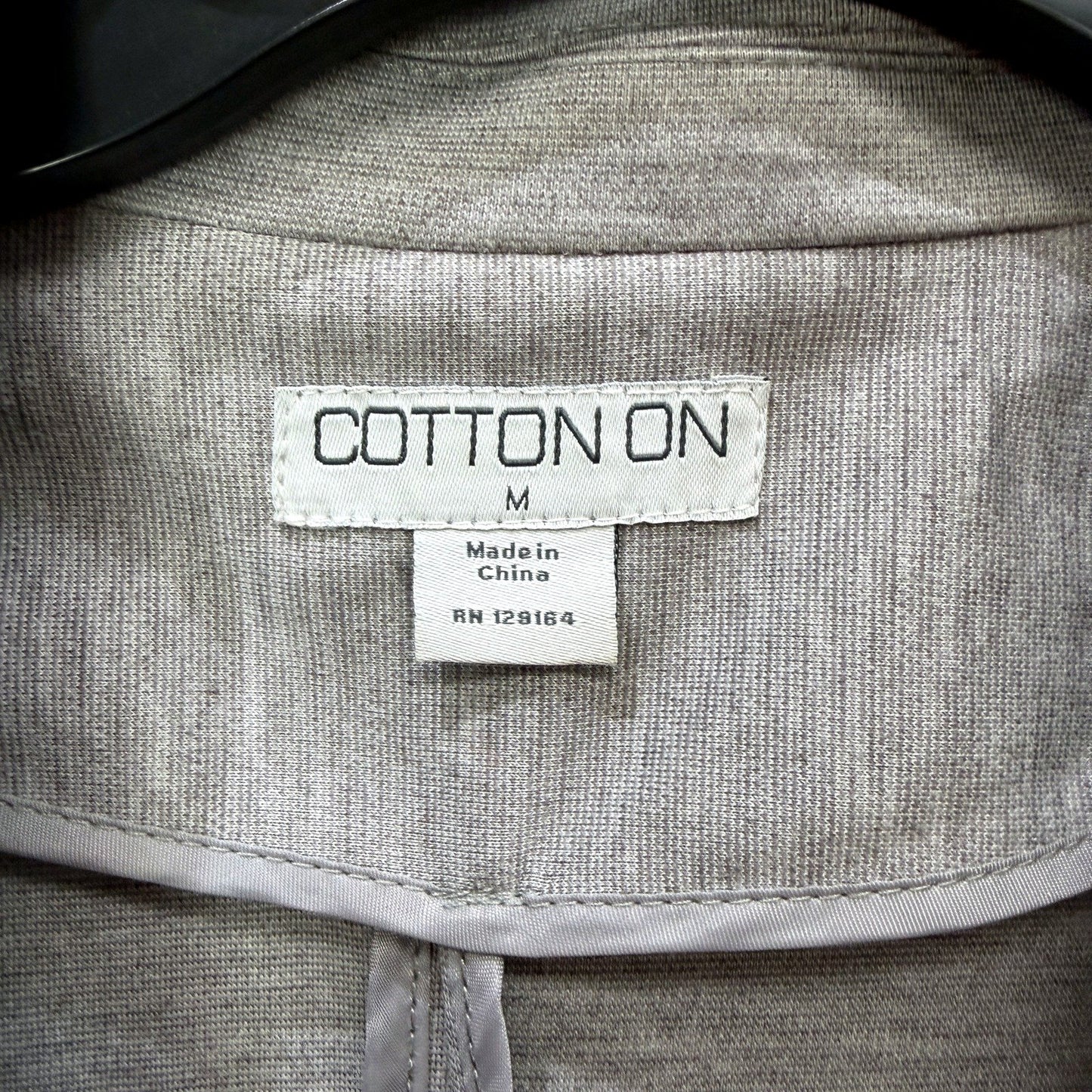 Cotton On Womens Gray Buttoned Jacket with Shawl Collar by , Size M