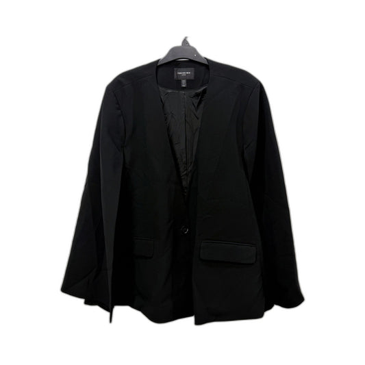 Forever New Womens Oversized Black Cape Cloak Vest Size 22