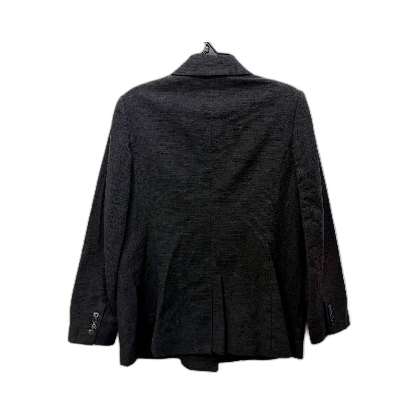 Country Road Womens Dark Grey Textured Blazer Jacket Size 16