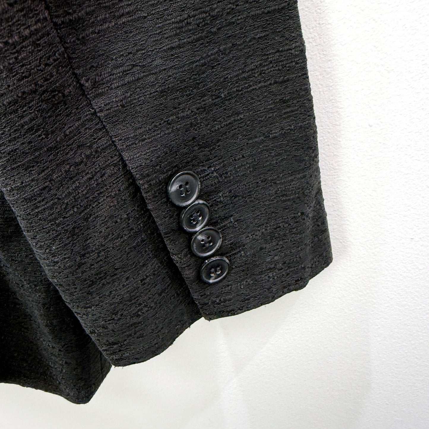 Country Road Womens Dark Grey Textured Blazer Jacket Size 16